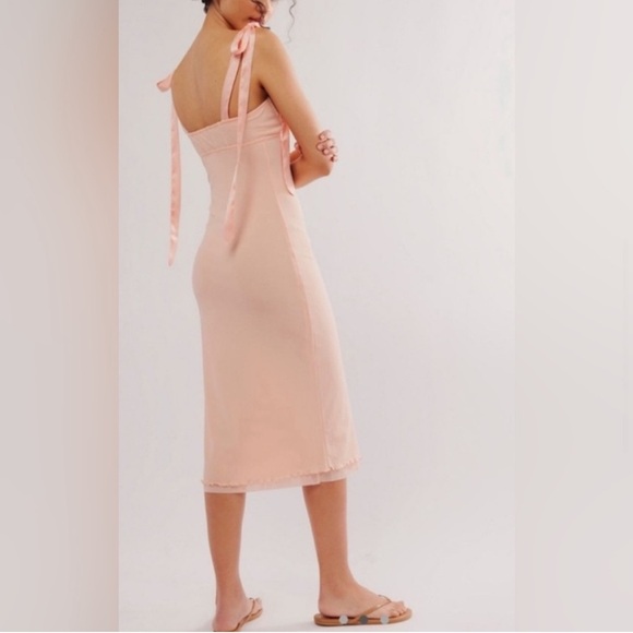 FREE PEOPLE Intimately Got Glam Mesh Slip Dress XS Small - Picture 3 of 7